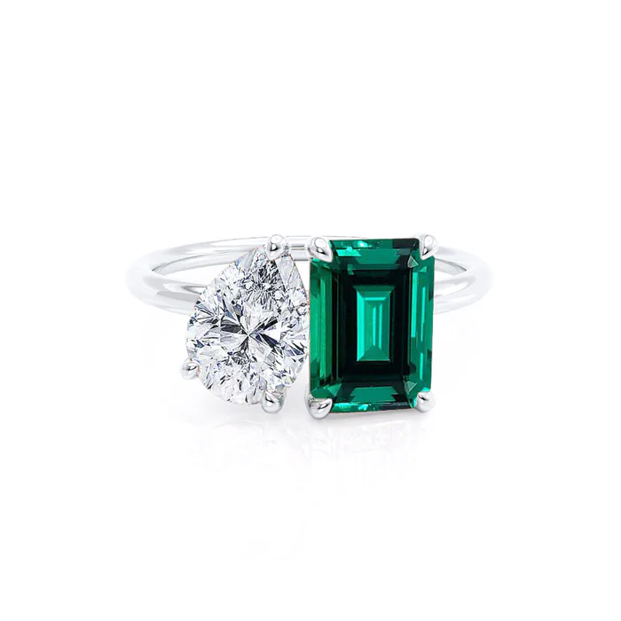 emerald engagement rings emerald engagement rings